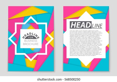 Abstract vector layout background set. For art template design, list, front page, mockup brochure theme style, banner, idea, cover, booklet, print, flyer, book, blank, card, ad, sign, sheet,, a4.