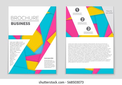 Abstract vector layout background set. For art template design, list, front page, mockup brochure theme style, banner, idea, cover, booklet, print, flyer, book, blank, card, ad, sign, sheet,, a4.