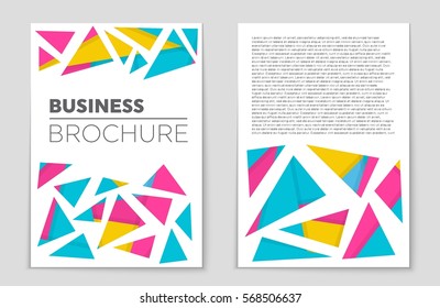 Abstract vector layout background set. For art template design, list, front page, mockup brochure theme style, banner, idea, cover, booklet, print, flyer, book, blank, card, ad, sign, sheet,, a4.