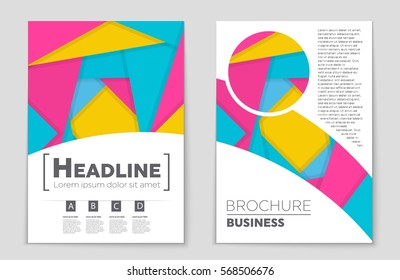 Abstract vector layout background set. For art template design, list, front page, mockup brochure theme style, banner, idea, cover, booklet, print, flyer, book, blank, card, ad, sign, sheet,, a4.
