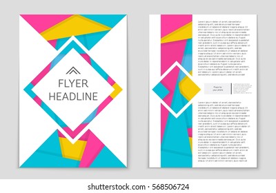 Abstract vector layout background set. For art template design, list, front page, mockup brochure theme style, banner, idea, cover, booklet, print, flyer, book, blank, card, ad, sign, sheet,, a4.