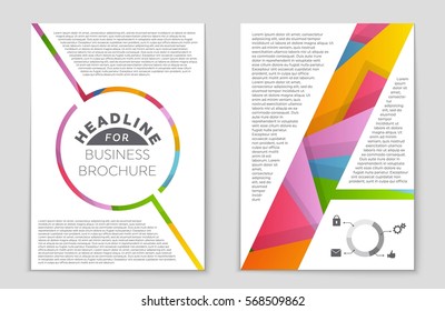 Abstract vector layout background set. For art template design, list, front page, mockup brochure theme style, banner, idea, cover, booklet, print, flyer, book, blank, card, ad, sign, sheet,, a4.