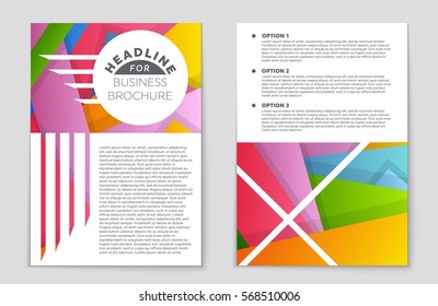 Abstract vector layout background set. For art template design, list, front page, mockup brochure theme style, banner, idea, cover, booklet, print, flyer, book, blank, card, ad, sign, sheet,, a4.