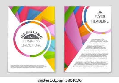 Abstract vector layout background set. For art template design, list, front page, mockup brochure theme style, banner, idea, cover, booklet, print, flyer, book, blank, card, ad, sign, sheet,, a4.