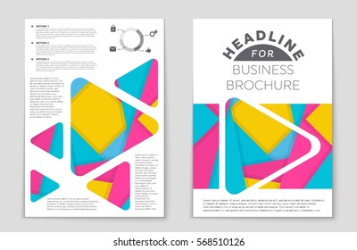 Abstract vector layout background set. For art template design, list, front page, mockup brochure theme style, banner, idea, cover, booklet, print, flyer, book, blank, card, ad, sign, sheet,, a4.