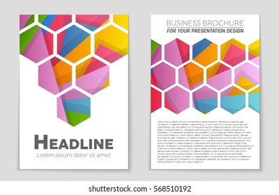 Abstract vector layout background set. For art template design, list, front page, mockup brochure theme style, banner, idea, cover, booklet, print, flyer, book, blank, card, ad, sign, sheet,, a4.