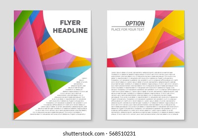 Abstract vector layout background set. For art template design, list, front page, mockup brochure theme style, banner, idea, cover, booklet, print, flyer, book, blank, card, ad, sign, sheet,, a4.