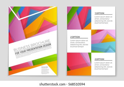 Abstract vector layout background set. For art template design, list, front page, mockup brochure theme style, banner, idea, cover, booklet, print, flyer, book, blank, card, ad, sign, sheet,, a4.