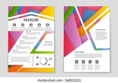 Abstract vector layout background set. For art template design, list, front page, mockup brochure theme style, banner, idea, cover, booklet, print, flyer, book, blank, card, ad, sign, sheet,, a4.