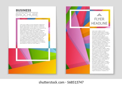 Abstract vector layout background set. For art template design, list, front page, mockup brochure theme style, banner, idea, cover, booklet, print, flyer, book, blank, card, ad, sign, sheet,, a4.