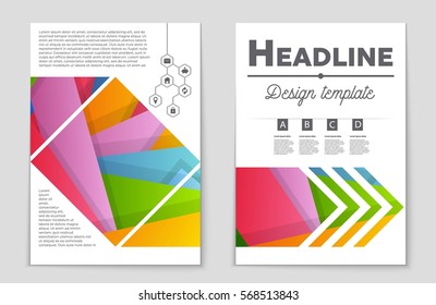 Abstract vector layout background set. For art template design, list, front page, mockup brochure theme style, banner, idea, cover, booklet, print, flyer, book, blank, card, ad, sign, sheet,, a4.