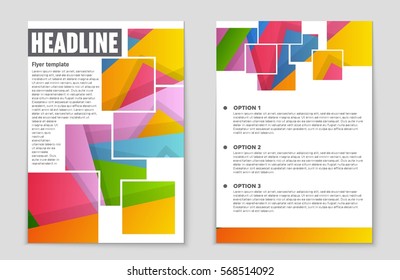 Abstract vector layout background set. For art template design, list, front page, mockup brochure theme style, banner, idea, cover, booklet, print, flyer, book, blank, card, ad, sign, sheet,, a4.