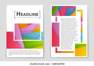 Abstract vector layout background set. For art template design, list, front page, mockup brochure theme style, banner, idea, cover, booklet, print, flyer, book, blank, card, ad, sign, sheet,, a4.