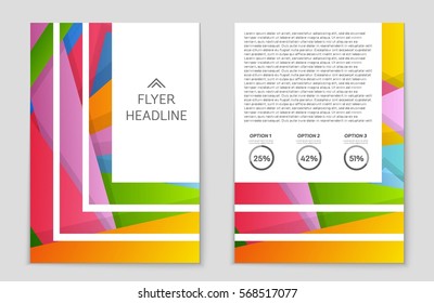 Abstract vector layout background set. For art template design, list, front page, mockup brochure theme style, banner, idea, cover, booklet, print, flyer, book, blank, card, ad, sign, sheet,, a4.