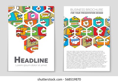 Abstract vector layout background set. For art template design, list, page, mockup brochure theme style, banner, idea, cover, booklet, print, flyer, book, blank, card, ad, sign, sheet, flyer, a4.