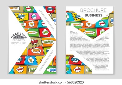 Abstract vector layout background set. For art template design, list, page, mockup brochure theme style, banner, idea, cover, booklet, print, flyer, book, blank, card, ad, sign, sheet, flyer, a4.