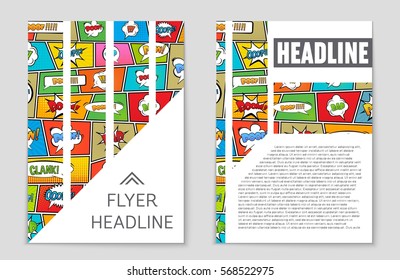 Abstract vector layout background set. For art template design, list, page, mockup brochure theme style, banner, idea, cover, booklet, print, flyer, book, blank, card, ad, sign, sheet, flyer, a4.