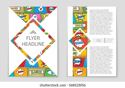 Abstract vector layout background set. For art template design, list, page, mockup brochure theme style, banner, idea, cover, booklet, print, flyer, book, blank, card, ad, sign, sheet, flyer, a4.