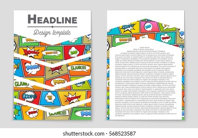 Abstract vector layout background set. For art template design, list, page, mockup brochure theme style, banner, idea, cover, booklet, print, flyer, book, blank, card, ad, sign, sheet, flyer, a4.