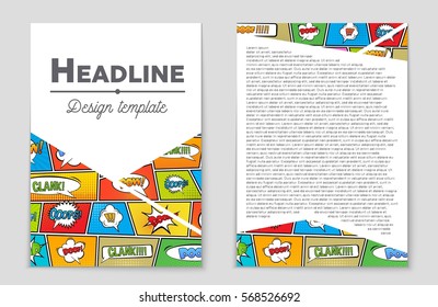 Abstract vector layout background set. For art template design, list, page, mockup brochure theme style, banner, idea, cover, booklet, print, flyer, book, blank, card, ad, sign, sheet, flyer, a4.