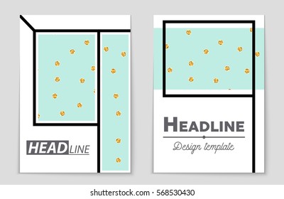 Abstract vector layout background set. For art template design, list, front page, mockup brochure theme style, banner, idea, cover, booklet, print, flyer, book, blank, card, ad, sign, sheet,, a4.