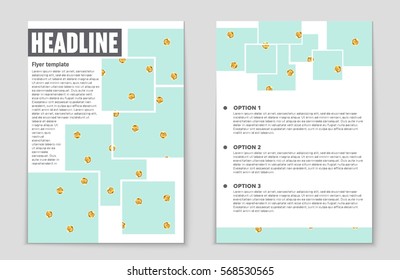 Abstract vector layout background set. For art template design, list, front page, mockup brochure theme style, banner, idea, cover, booklet, print, flyer, book, blank, card, ad, sign, sheet,, a4.