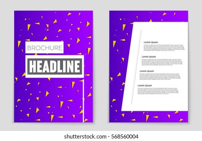 Abstract vector layout background set. For art template design, list, front page, mockup brochure theme style, banner, idea, cover, booklet, print, flyer, book, blank, card, ad, sign, sheet,, a4.