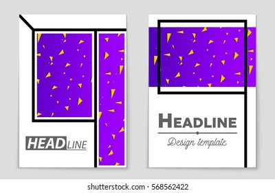 Abstract vector layout background set. For art template design, list, front page, mockup brochure theme style, banner, idea, cover, booklet, print, flyer, book, blank, card, ad, sign, sheet,, a4.