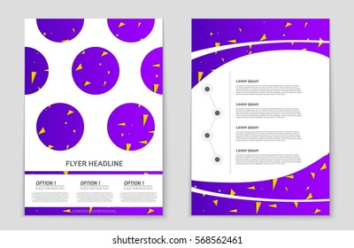 Abstract vector layout background set. For art template design, list, front page, mockup brochure theme style, banner, idea, cover, booklet, print, flyer, book, blank, card, ad, sign, sheet,, a4.