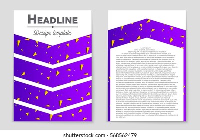 Abstract vector layout background set. For art template design, list, front page, mockup brochure theme style, banner, idea, cover, booklet, print, flyer, book, blank, card, ad, sign, sheet,, a4.