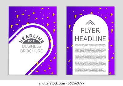 Abstract vector layout background set. For art template design, list, front page, mockup brochure theme style, banner, idea, cover, booklet, print, flyer, book, blank, card, ad, sign, sheet,, a4.