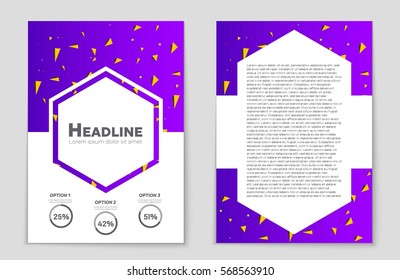 Abstract vector layout background set. For art template design, list, front page, mockup brochure theme style, banner, idea, cover, booklet, print, flyer, book, blank, card, ad, sign, sheet,, a4.