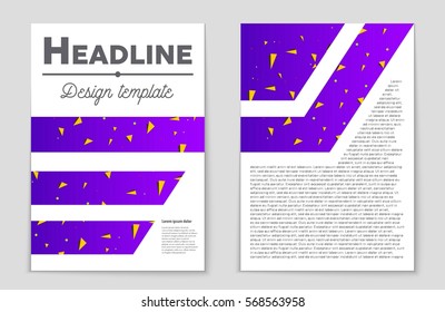Abstract vector layout background set. For art template design, list, front page, mockup brochure theme style, banner, idea, cover, booklet, print, flyer, book, blank, card, ad, sign, sheet,, a4.