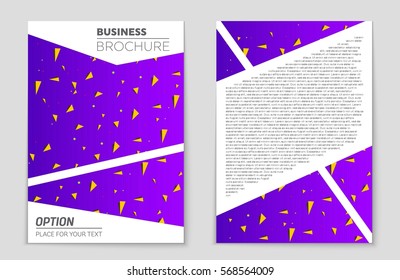 Abstract vector layout background set. For art template design, list, front page, mockup brochure theme style, banner, idea, cover, booklet, print, flyer, book, blank, card, ad, sign, sheet,, a4.