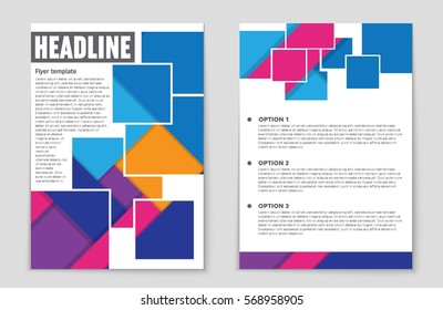 Abstract vector layout background set. For art template design, list, front page, mockup brochure theme style, banner, idea, cover, booklet, print, flyer, book, blank, card, ad, sign, sheet,, a4.