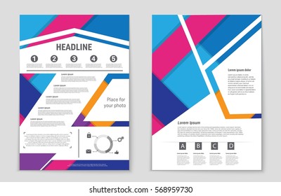 Abstract vector layout background set. For art template design, list, front page, mockup brochure theme style, banner, idea, cover, booklet, print, flyer, book, blank, card, ad, sign, sheet,, a4.