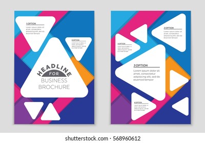 Abstract vector layout background set. For art template design, list, front page, mockup brochure theme style, banner, idea, cover, booklet, print, flyer, book, blank, card, ad, sign, sheet,, a4.