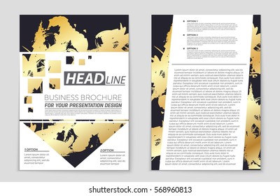 Abstract vector layout background set. For art template design, list, front page, mockup brochure theme style, banner, idea, cover, booklet, print, flyer, book, blank, card, ad, sign, sheet,, a4.