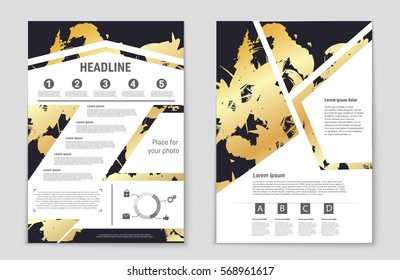 Abstract vector layout background set. For art template design, list, front page, mockup brochure theme style, banner, idea, cover, booklet, print, flyer, book, blank, card, ad, sign, sheet,, a4.