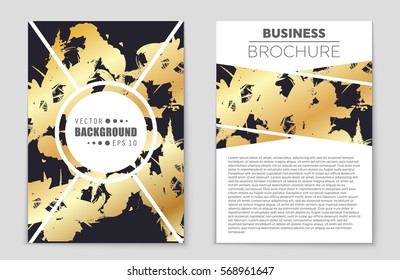 Abstract vector layout background set. For art template design, list, front page, mockup brochure theme style, banner, idea, cover, booklet, print, flyer, book, blank, card, ad, sign, sheet,, a4.