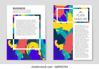 Abstract vector layout background set. For art template design, list, front page, mockup brochure theme style, banner, idea, cover, booklet, print, flyer, book, blank, card, ad, sign, sheet,, a4.