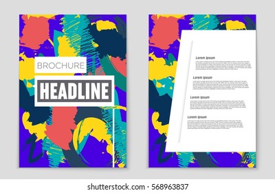 Abstract vector layout background set. For art template design, list, front page, mockup brochure theme style, banner, idea, cover, booklet, print, flyer, book, blank, card, ad, sign, sheet,, a4.