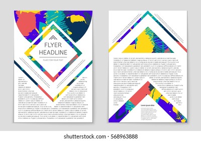 Abstract vector layout background set. For art template design, list, front page, mockup brochure theme style, banner, idea, cover, booklet, print, flyer, book, blank, card, ad, sign, sheet,, a4.