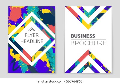Abstract vector layout background set. For art template design, list, front page, mockup brochure theme style, banner, idea, cover, booklet, print, flyer, book, blank, card, ad, sign, sheet,, a4.