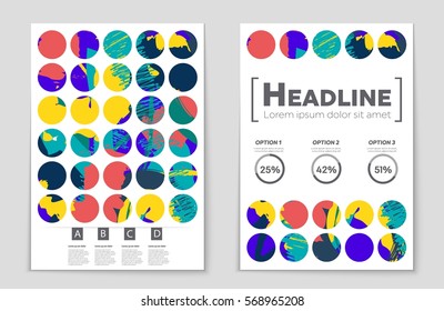 Abstract vector layout background set. For art template design, list, front page, mockup brochure theme style, banner, idea, cover, booklet, print, flyer, book, blank, card, ad, sign, sheet,, a4.
