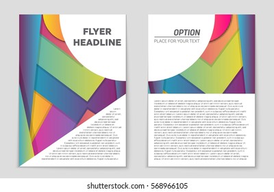 Abstract vector layout background set. For art template design, list, front page, mockup brochure theme style, banner, idea, cover, booklet, print, flyer, book, blank, card, ad, sign, sheet,, a4.