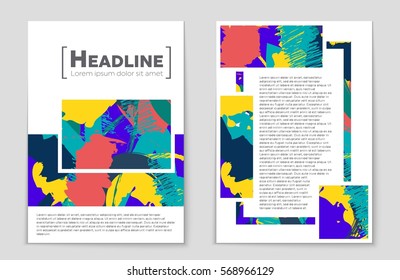 Abstract vector layout background set. For art template design, list, front page, mockup brochure theme style, banner, idea, cover, booklet, print, flyer, book, blank, card, ad, sign, sheet,, a4.