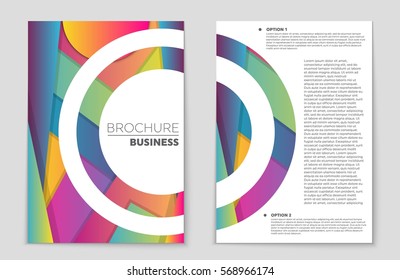 Abstract vector layout background set. For art template design, list, front page, mockup brochure theme style, banner, idea, cover, booklet, print, flyer, book, blank, card, ad, sign, sheet,, a4.