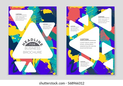 Abstract vector layout background set. For art template design, list, front page, mockup brochure theme style, banner, idea, cover, booklet, print, flyer, book, blank, card, ad, sign, sheet,, a4.