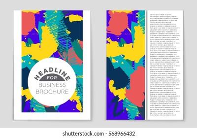 Abstract vector layout background set. For art template design, list, front page, mockup brochure theme style, banner, idea, cover, booklet, print, flyer, book, blank, card, ad, sign, sheet,, a4.